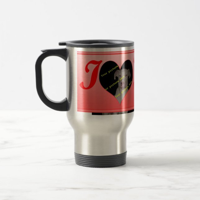 Mug De Voyage Cadeau de Saint-Valentin "je t'aime " (Gauche)