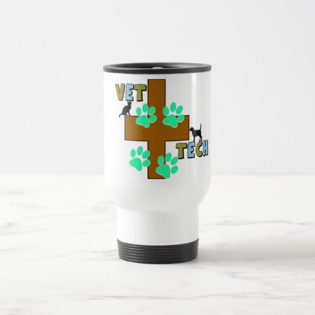 Mug De Voyage Cadeau de technologie de vétérinaire (Centre)