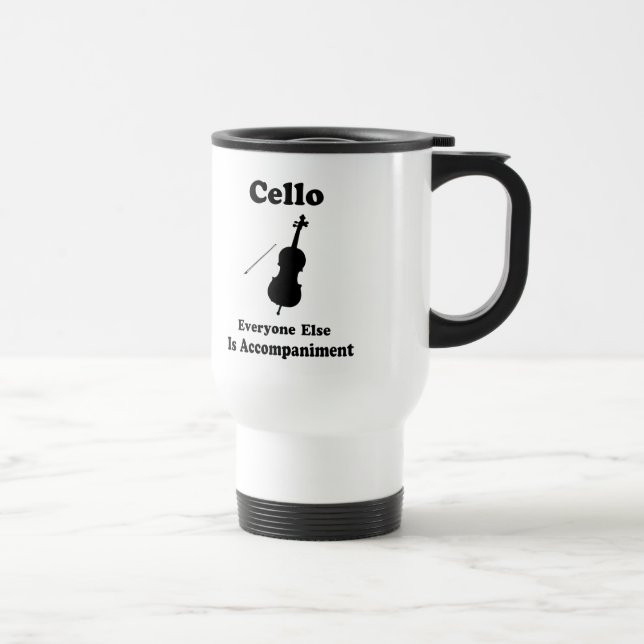 Mug De Voyage Cadeau de violoncelle (Droite)