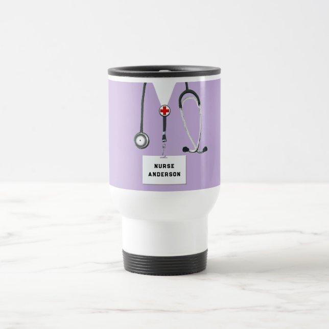 Mug De Voyage Cadeau original pour infirmière (Centre)