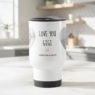Mug De Voyage Cadeau photo personnalisé Gigi   Love You