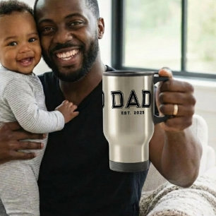 Mug De Voyage Cadeau pour nouveau papa - Année où Papa a été éta