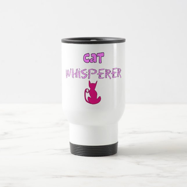Mug De Voyage Cadeaux d'amoureux des chats "de Whisperer de (Centre)