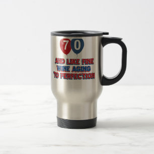Mug De Voyage cadeaux d'anniversaire 70 an