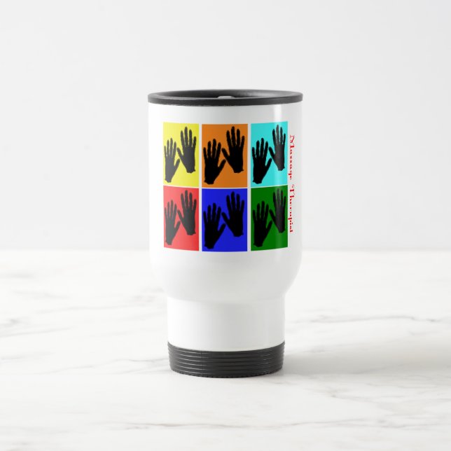 Mug De Voyage Cadeaux d'art de bruit de thérapeute de massage (Centre)