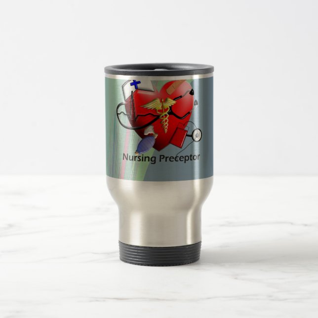 Mug De Voyage Cadeaux d'art de coeur de maître de soins (Centre)
