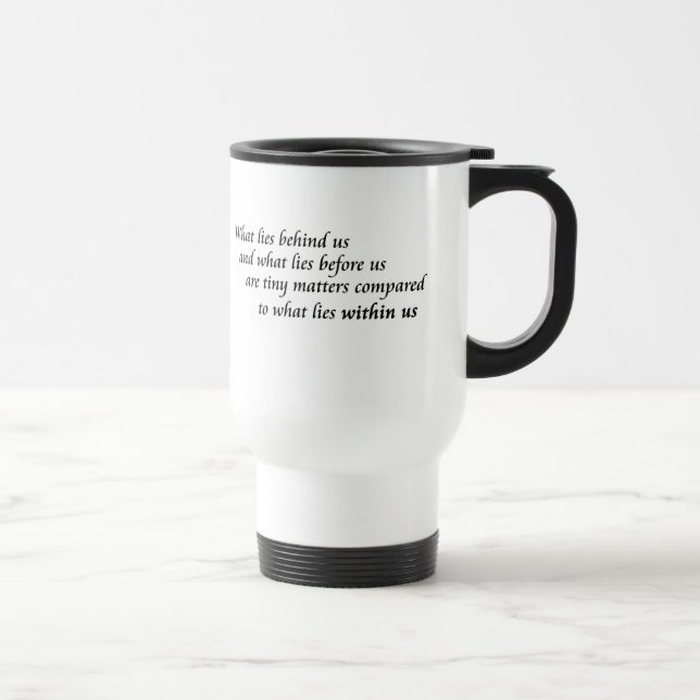 Mug De Voyage Cadeaux de motivation inspirés de citation de (Droite)