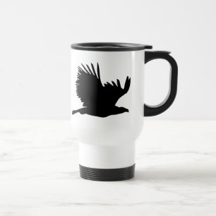 Mug De Voyage Cadeaux de silhouette d'aigle