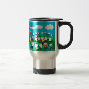 Mug De Voyage Cadeaux dentaires lunatiques d'art de dent