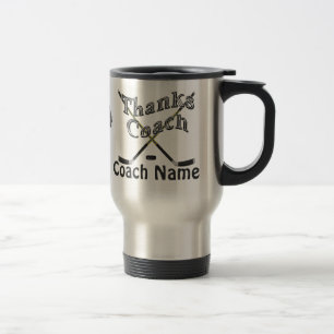 Mug De Voyage Cadeaux d'entraîneurs de hockey personnalisés avec