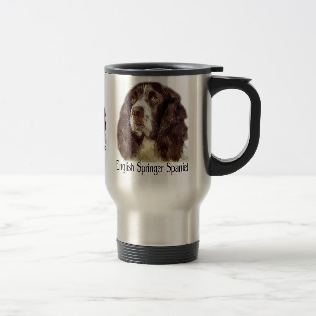 Mug De Voyage Cadeaux d'épagneul de springer anglais (Droit)