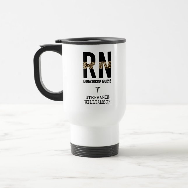 Mug De Voyage Cadeaux d'études d'infirmière autorisée (Gauche)