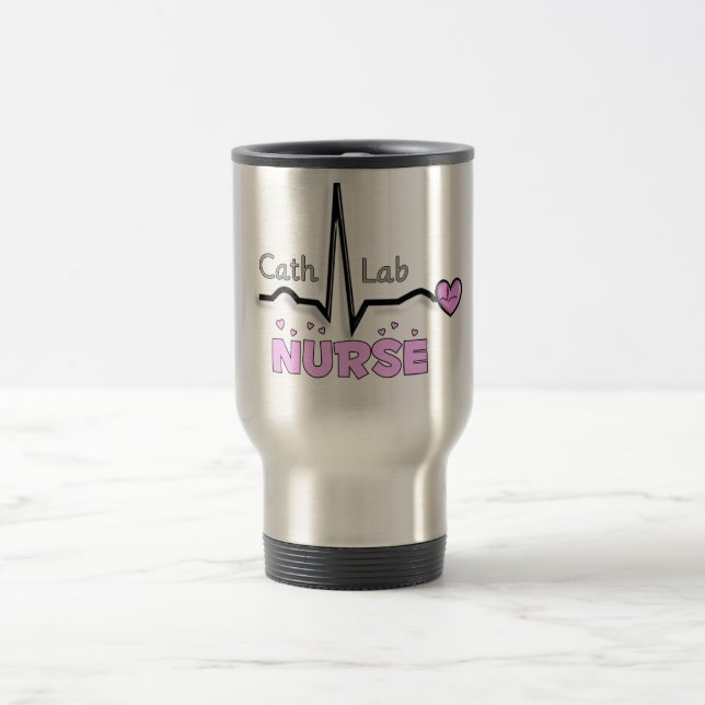 Mug De Voyage Cadeaux d'infirmière de laboratoire de cathédrale (Centre)