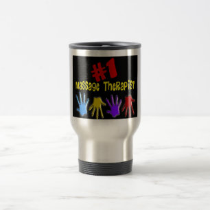 Mug De Voyage Cadeaux du thérapeute "#1" de massage