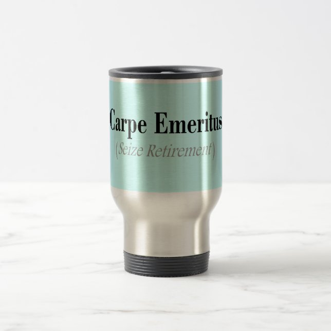 Mug De Voyage Cadeaux honoraires de Carpe (saisissez la (Centre)