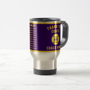 Mug De Voyage Cadeaux Mercis pour entraîneurs de softball, Musiq