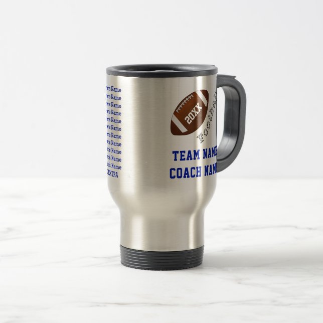Mug De Voyage Cadeaux personnalisés pour votre entraîneur de (Devant droit)