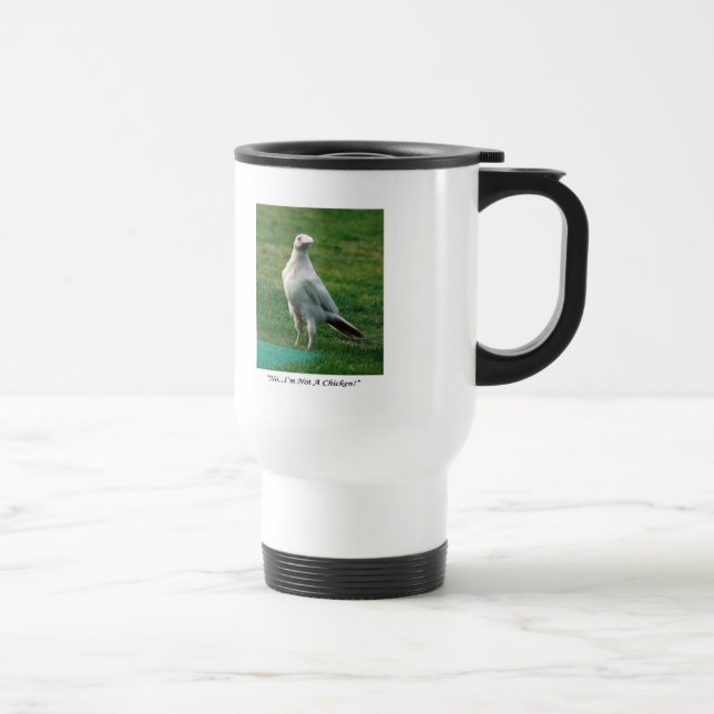 Mug De Voyage Cadeaux Rare White Raven (Droite)
