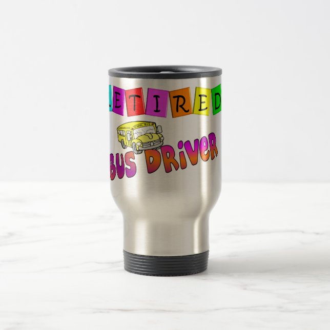 Mug De Voyage Cadeaux retirés de chauffeur de bus (Centre)