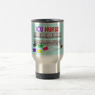 Mug De Voyage Cadeaux uniques d'infirmière de la conception ICU