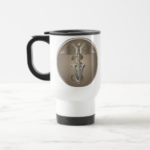 Mug De Voyage Caducée vétérinaire