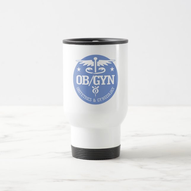 Mug De Voyage Caduceus OBGYN idées cadeaux (Centre)