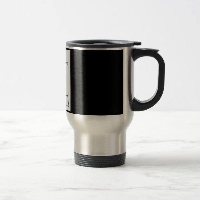 Mug De Voyage Café de techno (Droit)