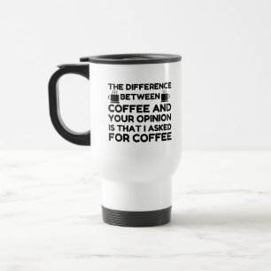 Mug De Voyage Café Et Votre Opinion