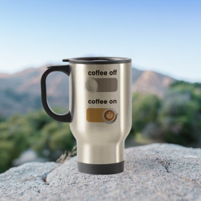 Mug De Voyage Café Sur Le Café (Enjoy sipping your coffee while you are on mode on with this travel/commute tumbler.)