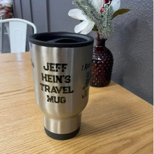 Mug De Voyage Caféine PERSONNALISÉE Diesel Et Jesus Grunge