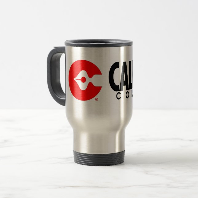 Mug De Voyage Caliber Comics XL logo voyage mug (Devant gauche)