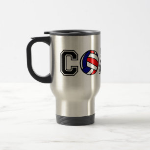 Mug De Voyage Camion de banlieue pour entraîneur de volleyball -
