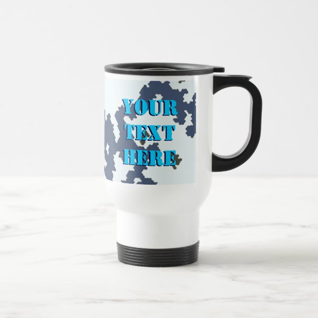 Mug De Voyage Camouflage d'hiver (Droite)
