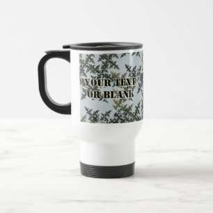 Mug De Voyage Camouflage fractal - Hiver