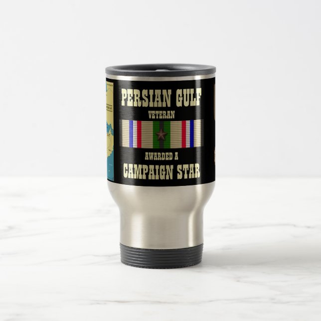 MUG DE VOYAGE CAMPAGNE STAR PERSIAN GULF WAR VETERAN (Centre)