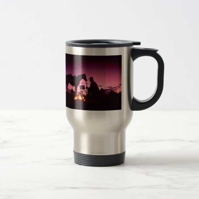 Mug De Voyage Camping occidental sauvage (Droit)