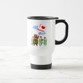 Mug De Voyage Canada Beaver Loves Manitoba