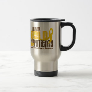 Mug De Voyage Cancer d'enfance JE PORTE l'OR POUR MES PATIENTS