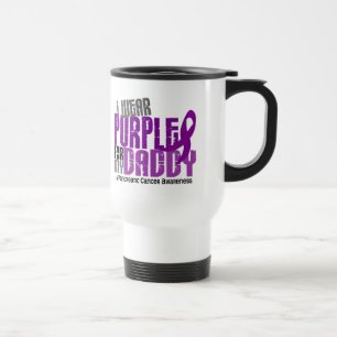 Mug De Voyage Cancer pancréatique je porte le pourpre pour mon
