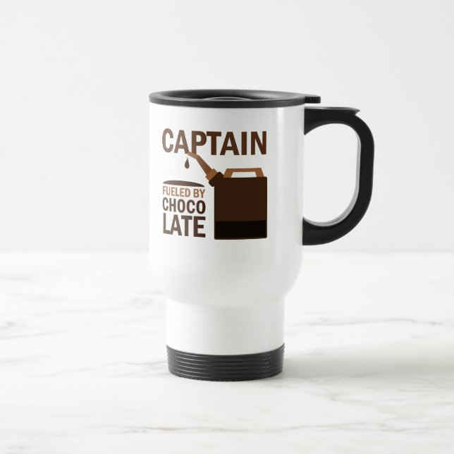 Mug De Voyage Capitaine Gift (drôle) (Droite)