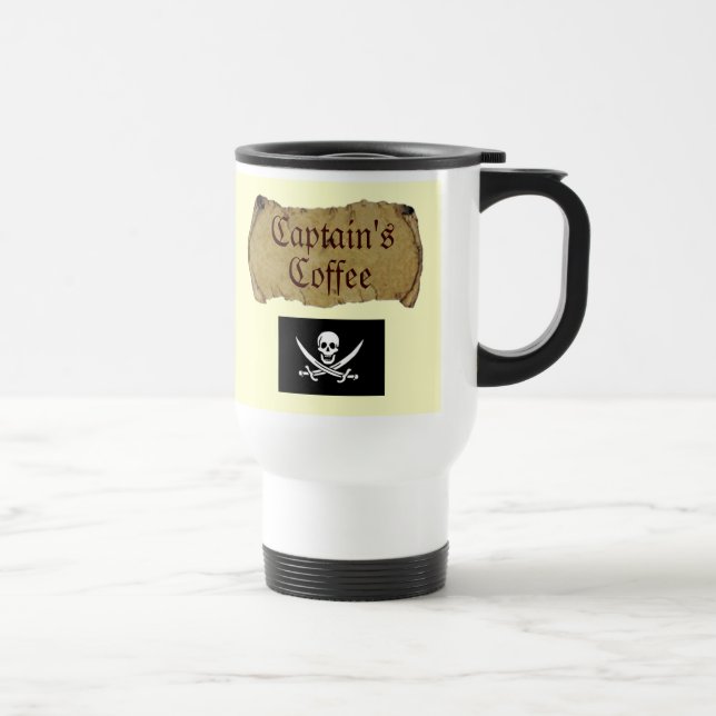 Mug De Voyage Captain's Coffee v 2.0 (Droite)