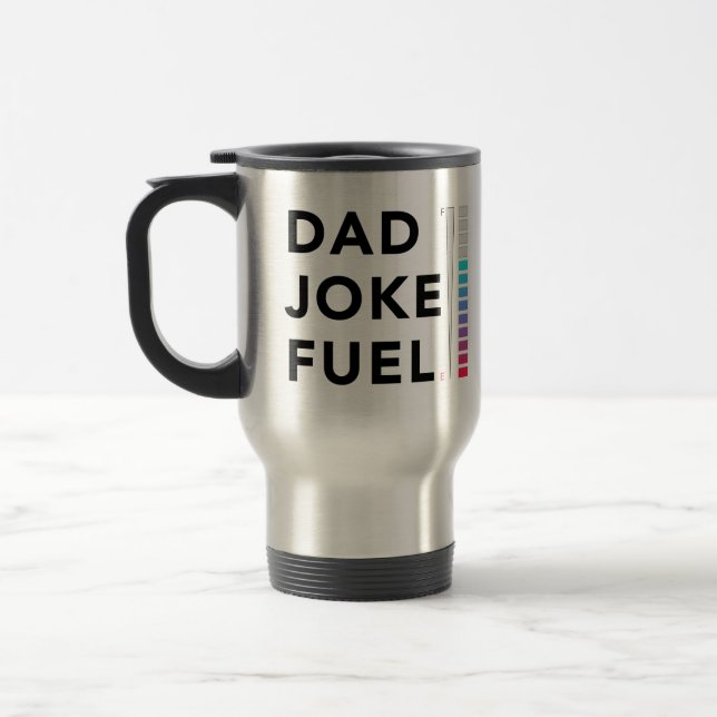 Mug De Voyage Carburant drôle papa (Gauche)