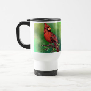 Mug De Voyage Cardinal-Rouge Nord Voyage Mug Cadeau
