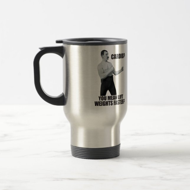 Mug De Voyage Cardio- - soulevez les poids plus rapidement - (Gauche)