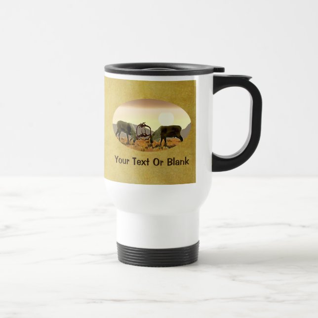 Mug De Voyage Caribou Duel - Canada (Droite)