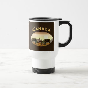 Mug De Voyage Caribou Duel - Canada