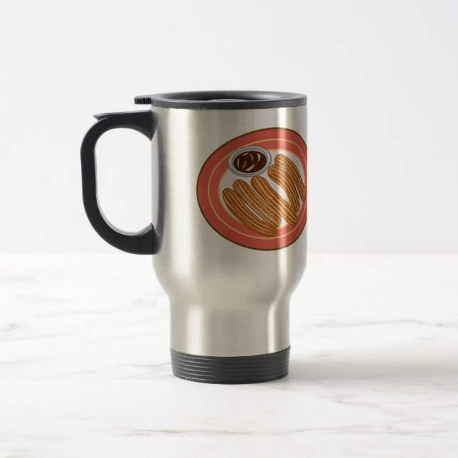 Mug De Voyage Caricature de Churro (Gauche)