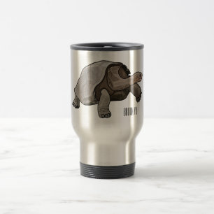 Mug De Voyage Caricature de la tortue des Galapagos