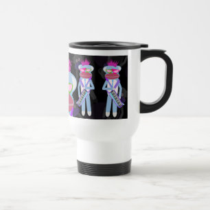 Mug De Voyage Caricature pour singe de la réplique