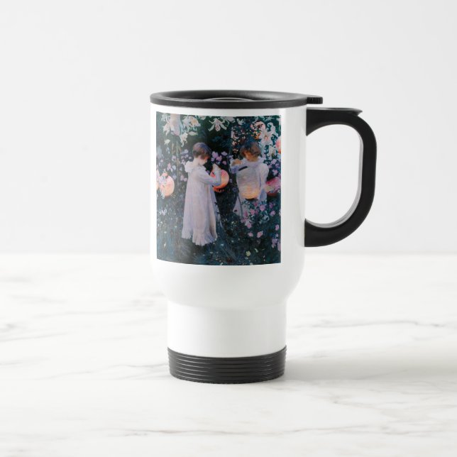 Mug De Voyage Carnation Lily Lily Rose John Singer Sargent Art (Droite)